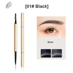 BIBICC 5 Colors Natural Easy to Color Long Lasting Watterproof Golden Eyebrow Pencil