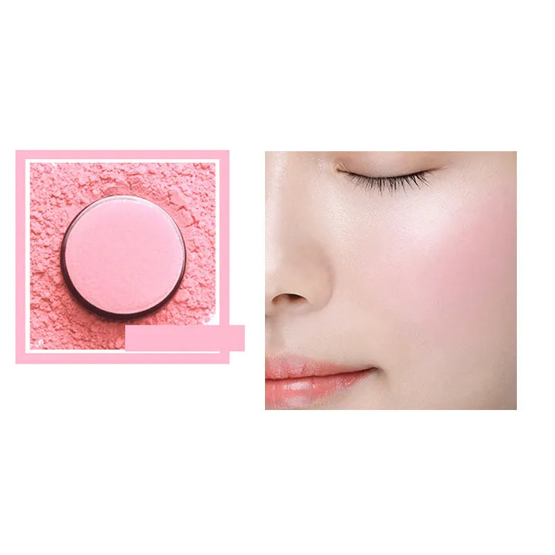 BIBICC 4 Colors Waterproof Light Texture Mushroom shape Face Blush Powder