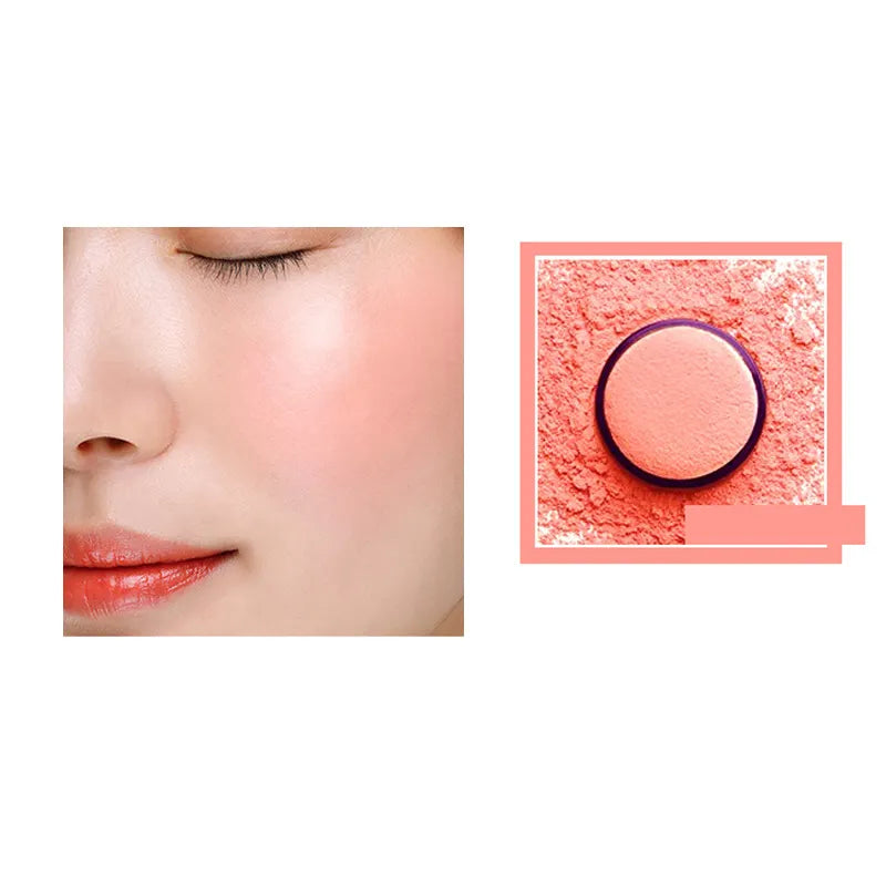 BIBICC 4 Colors Waterproof Light Texture Mushroom shape Face Blush Powder