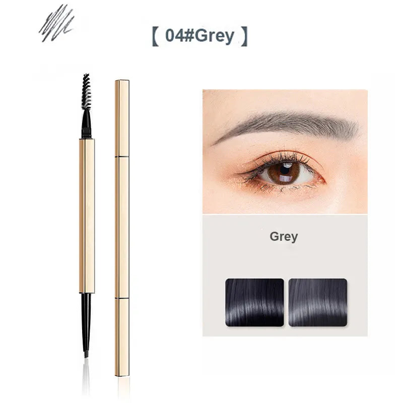 BIBICC 5 Colors Natural Easy to Color Long Lasting Watterproof Golden Eyebrow Pencil