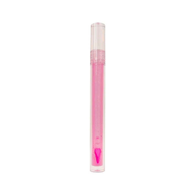 BIBICC Strawberry Fruit Flavor Thick Base Shiny Glitter Glossy Oil Lipgloss