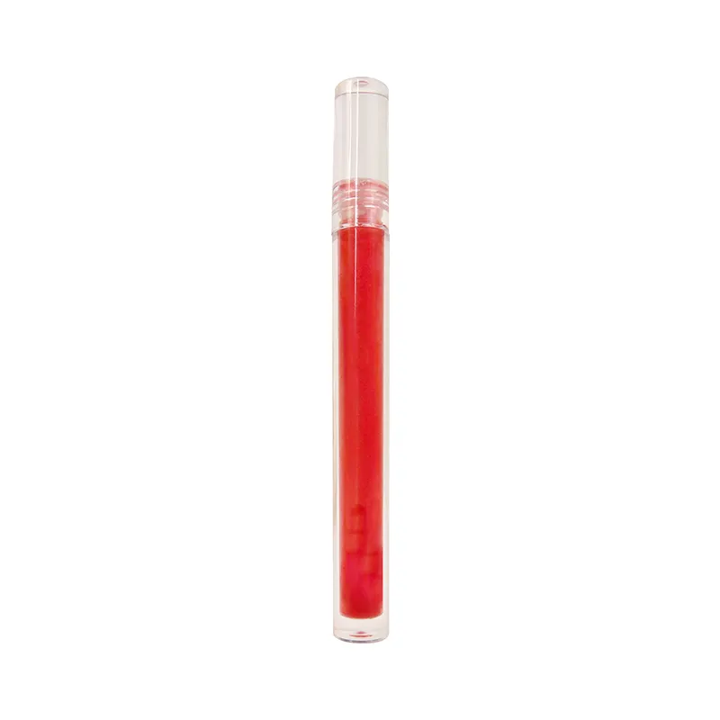 BIBICC Strawberry Fruit Flavor Thick Base Shiny Glitter Glossy Oil Lipgloss